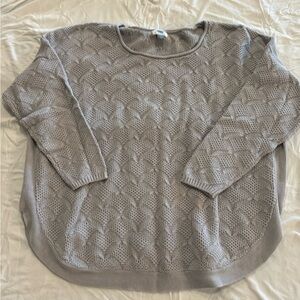 Cozy Gray Knit Sweater